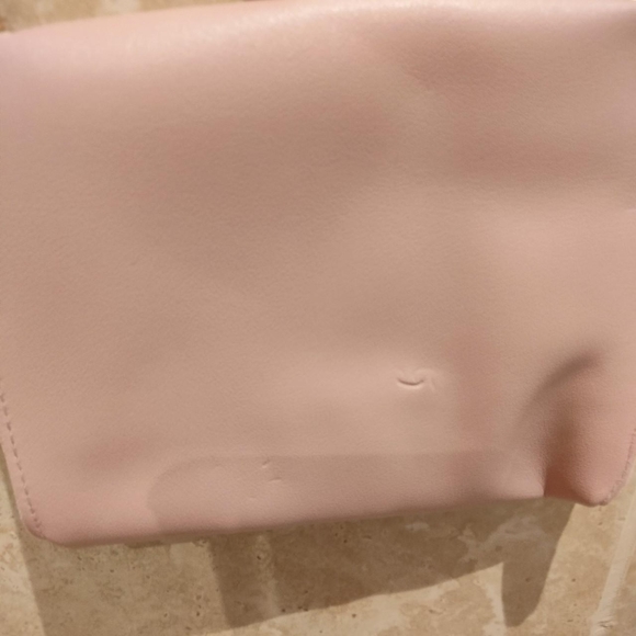 Kawaii pink shoulder bag with cat head outline - Picture 4 of 4